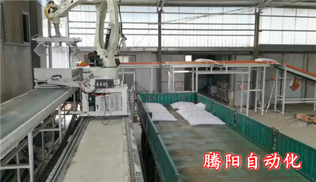 膩子粉自動裝車機器人