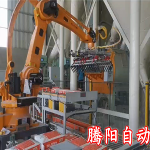 砂漿碼垛機(jī)器人建筑行業(yè)碼垛好幫手